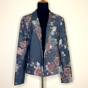 ESTELLE & FINN Floral Open Blazer Jacket